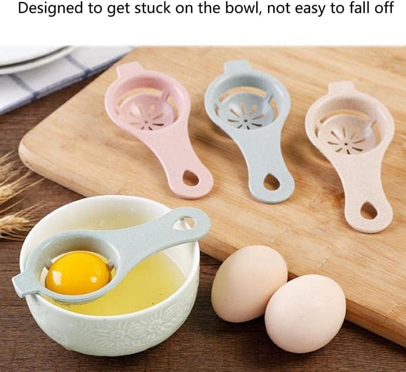 Bamutu 4PCS Egg White Separator Egg Yolk White Separator Egg Separator Egg Whites Strainer Filter Divider Egg Separator Tool Kitchen Baking Gadget - Image 4